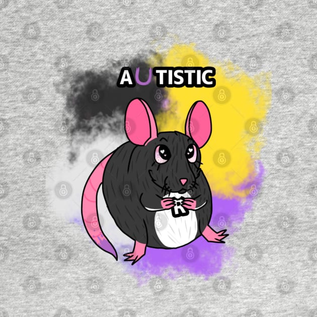 Artistic/Autistic Rat (Version 3) by Rad Rat Studios